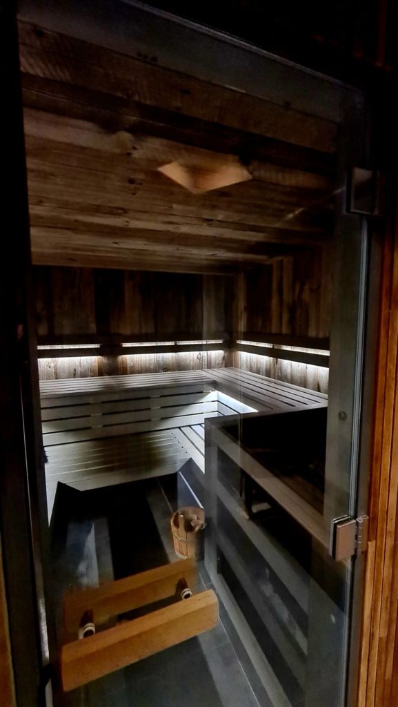 Vstup do sauny Atsukanu